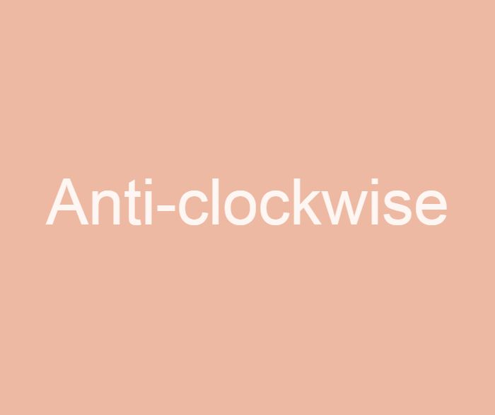 anti-clockwise