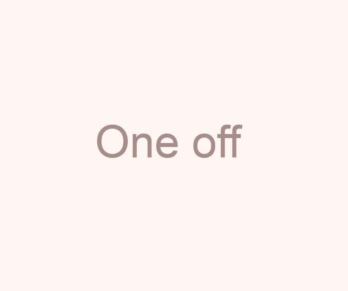 one off