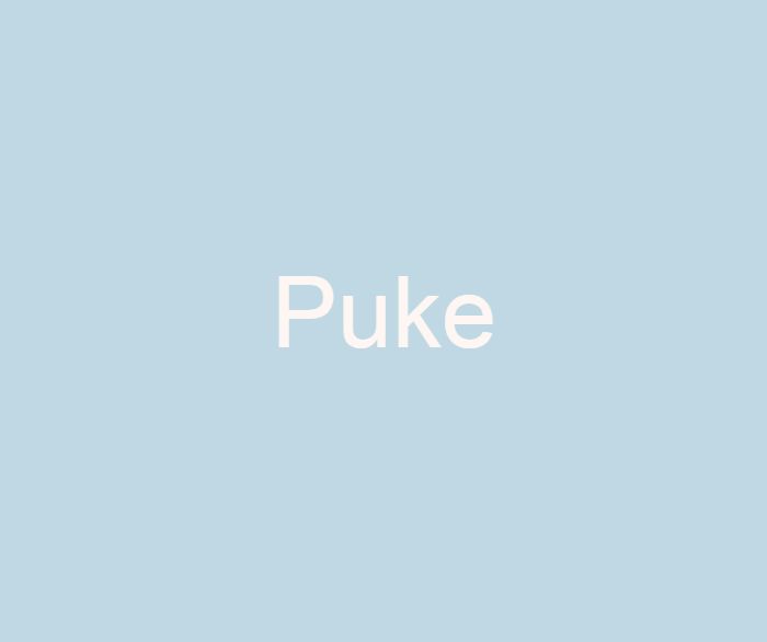 puke